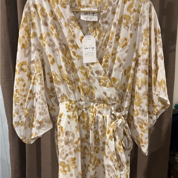 Sadie & Sage Pants - Sadie & Sage Patterned Wrap jumper